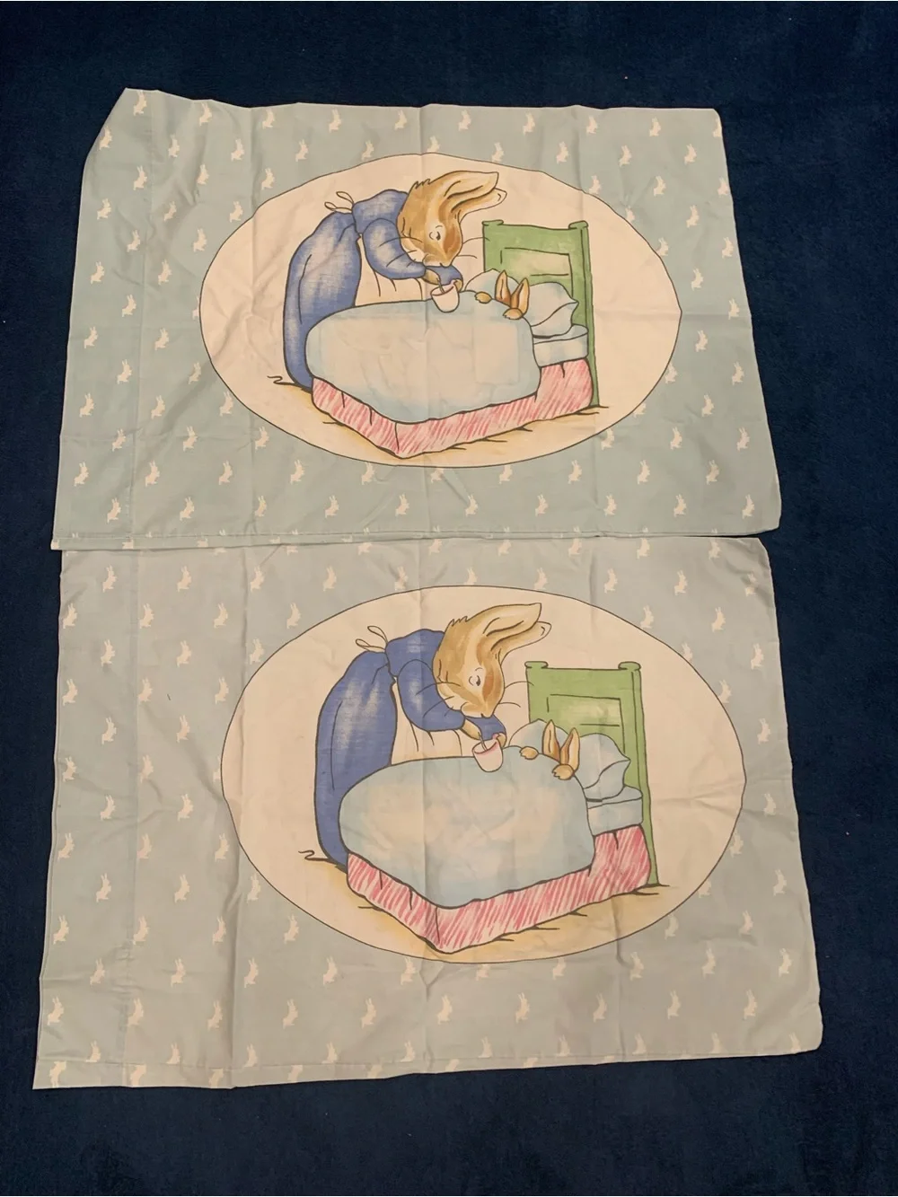 Vintage Beatrix Potter Size Twin Comforter and 4 pillowcases